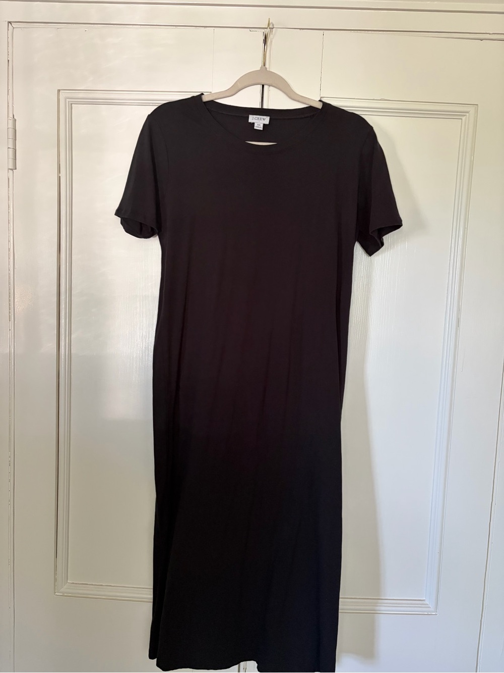 J. Crew Black T-Shirt Dress